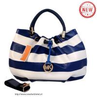 michael kors striped groot blauw koord zakken Designer Tassen 9jhon267